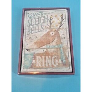 Holiday Greeting Cards Country Side Sleigh Bells Ring Rein Deer Jason Bennion
